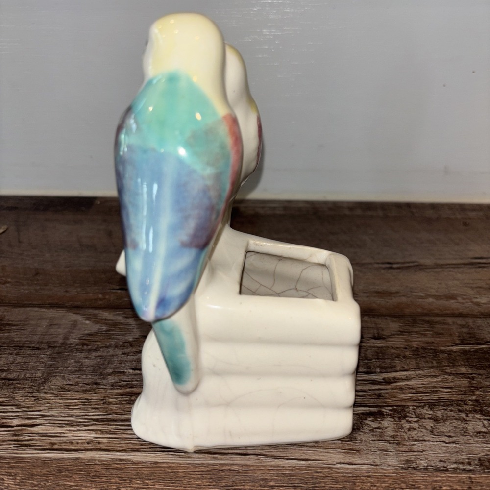 Vintage Mid Century Love Birds Planter / Vase - Picture 4 of 8